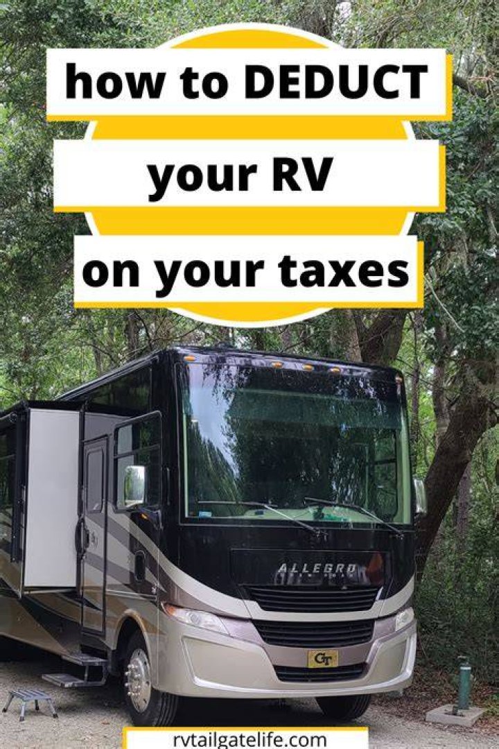 Are RV trailers tax deductible?