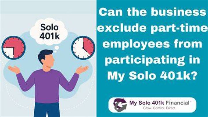 Can a 401k plan exclude part-time employees?