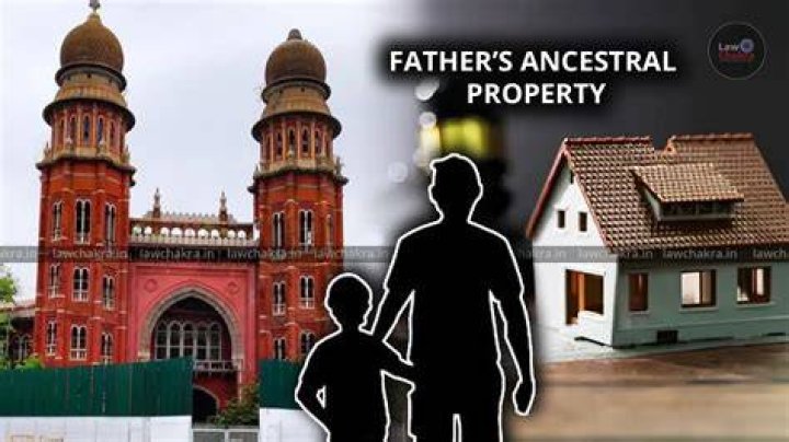 Can a father do ancestral property?