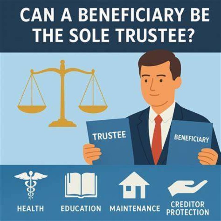 Can a sole beneficiary be a sole trustee?