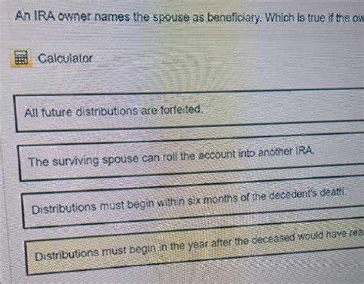 Can a surviving spouse disclaim an IRA?