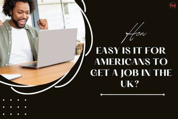Can a US citizen get a job in the UK?