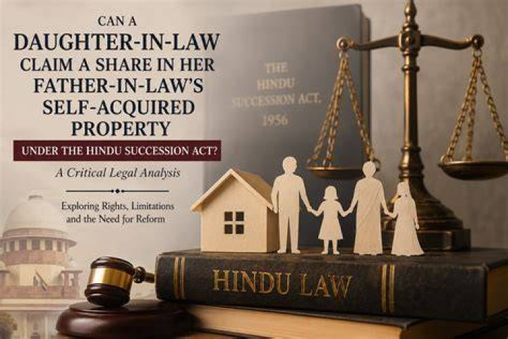 Can daughter claim mothers self-acquired property?