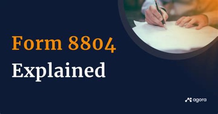 Can form 8804 be signed electronically?
