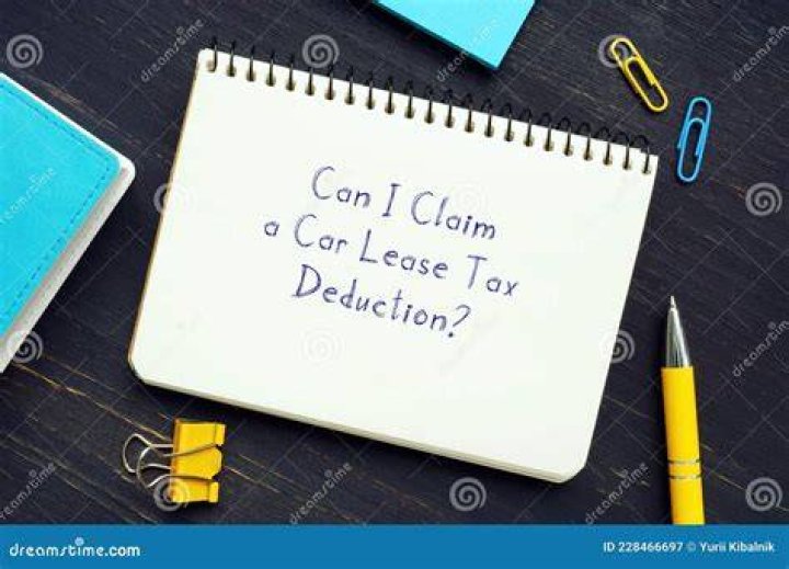 Can I claim my car lease on taxes?