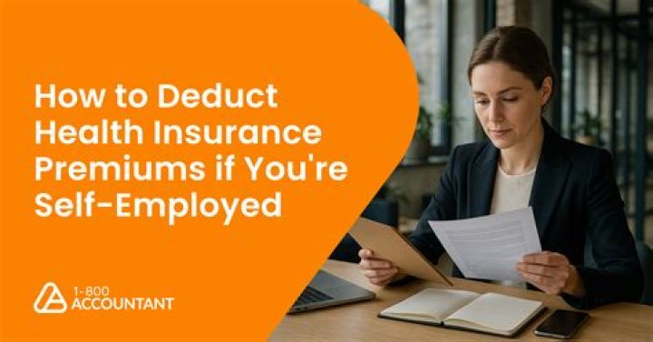 Can I deduct health insurance premiums if self-employed?