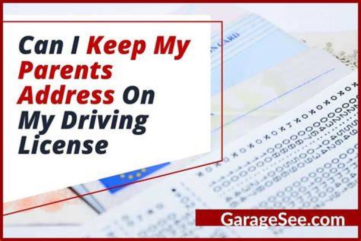 Can I keep my permanent address as my parents house?