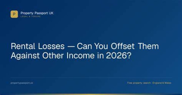 Can I offset rental income against rent paid?
