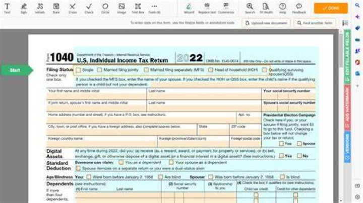 Can I print a tax form?