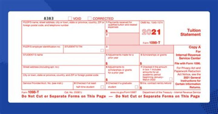 Can international students who received a 1098 T form claim a deduction?