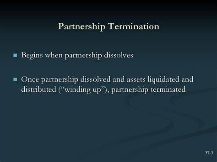 Can partnership be easily terminated?