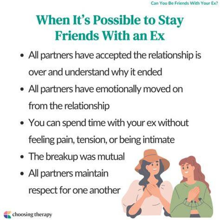 Can you be friends with an ex from years ago?