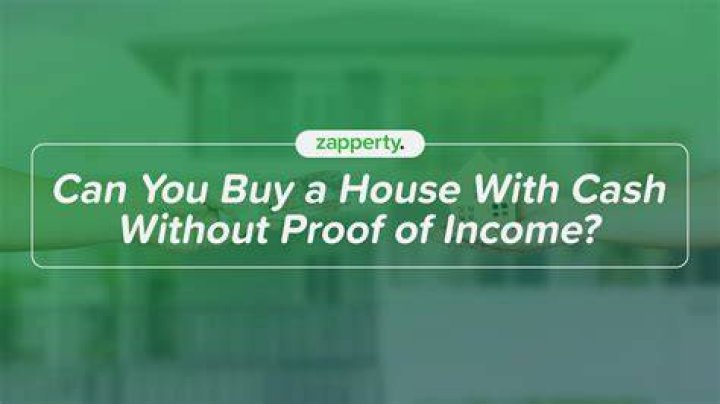 Can you buy a house without income?