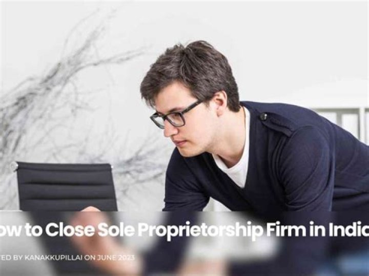 Can you close a sole proprietorship?