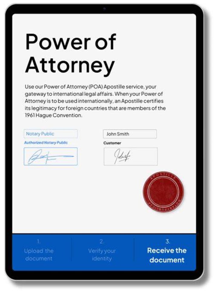 Can you DocuSign a power of attorney?