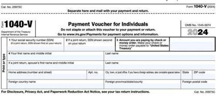 Can you make 1040-V payment online?