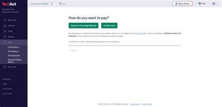 Can you pay taxes through TaxAct?