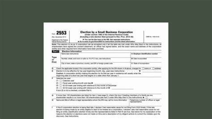 Do all shareholders need to sign form 2553?
