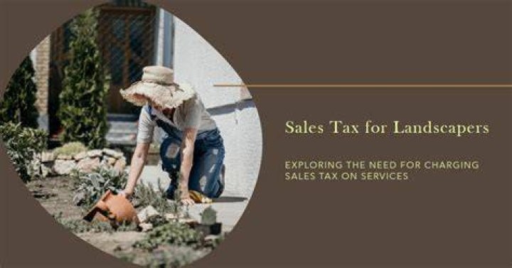Do landscapers charge sales tax in CT?