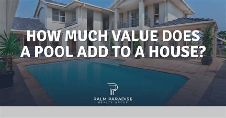 DO pools drop property value?