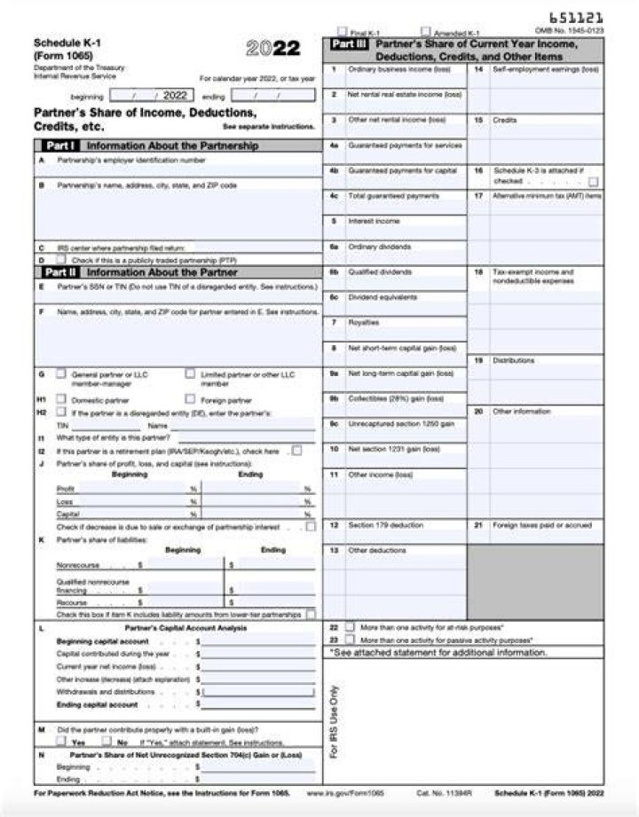 Do you have to file a K-1 with a LLC?