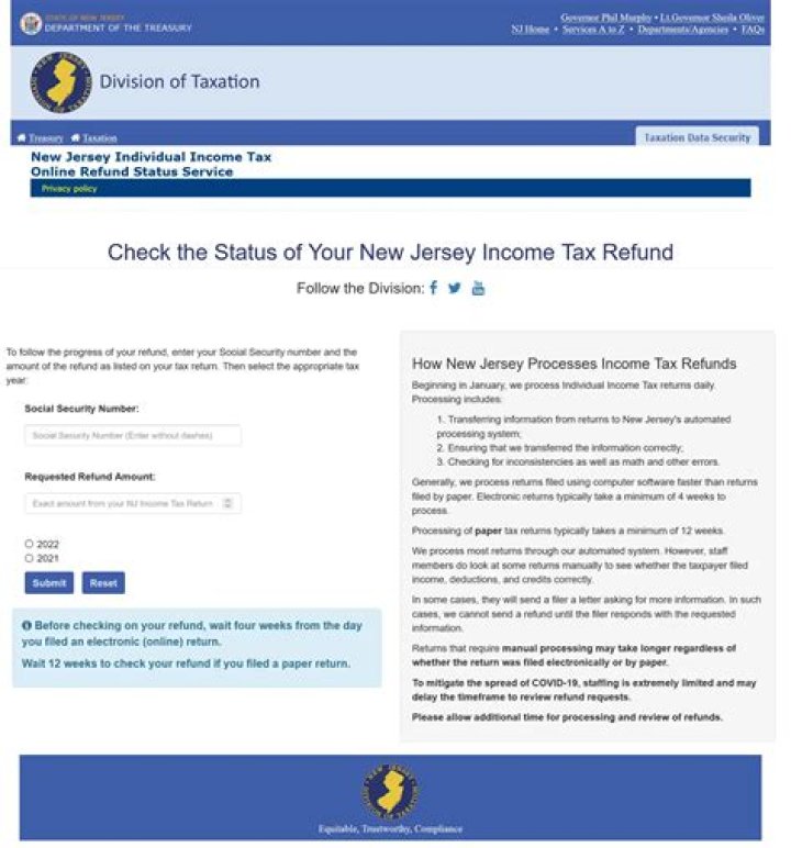 Do you have to file a New Jersey tax return?