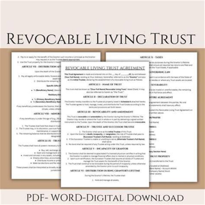 Do you have to file Form 1041 for revocable living trust?