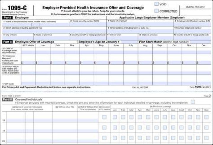 Does 1095-C mean I have health insurance?