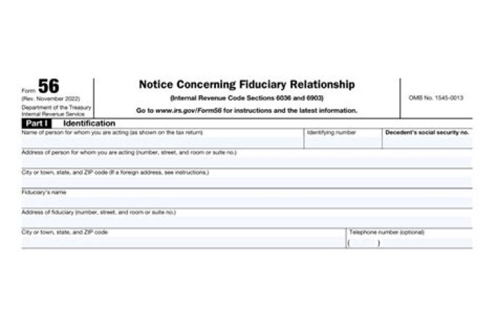Does surviving spouse need to file Form 56?