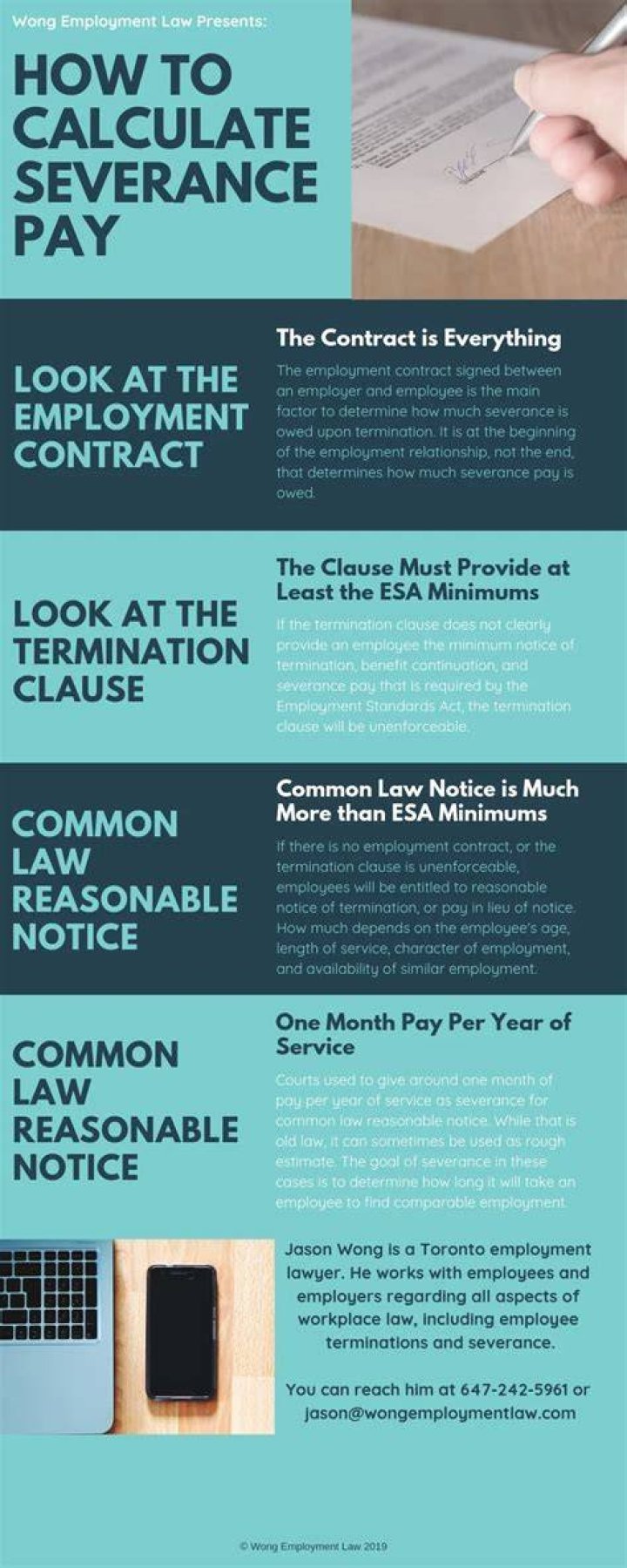 How are severance packages usually calculated?