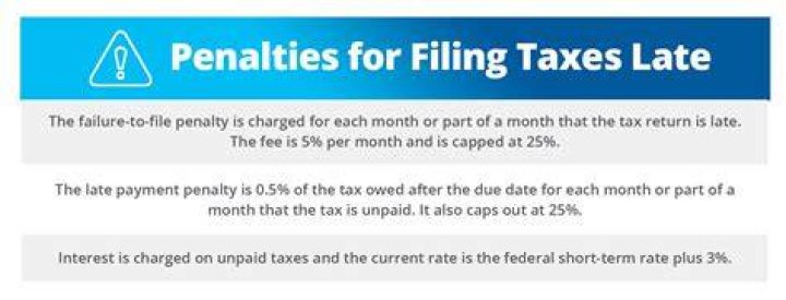 How can I check if I filed my taxes late?