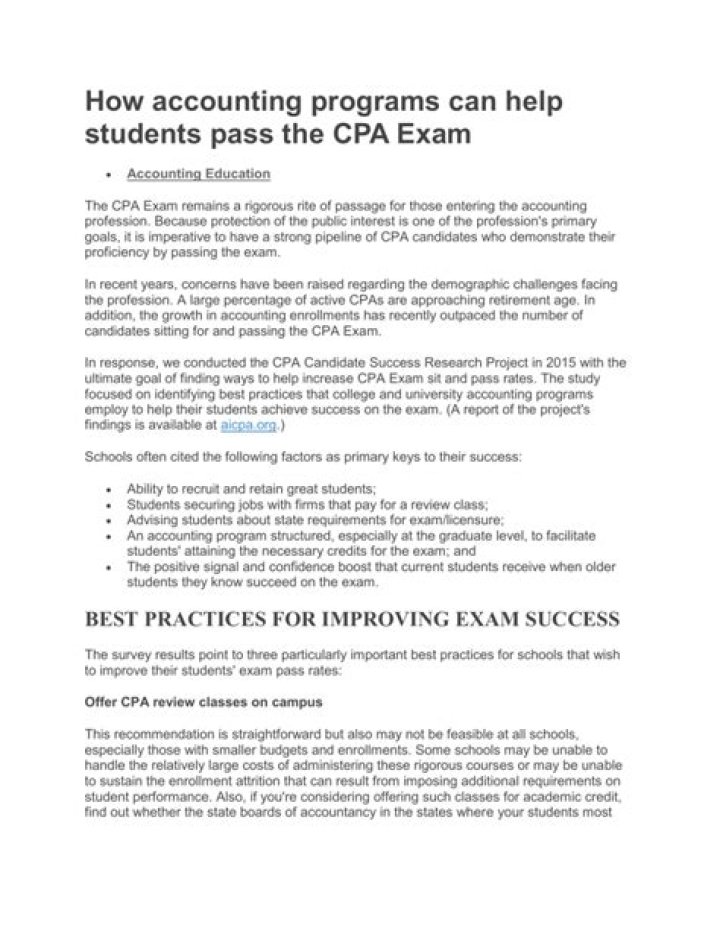 How can I pass the accounting exam?