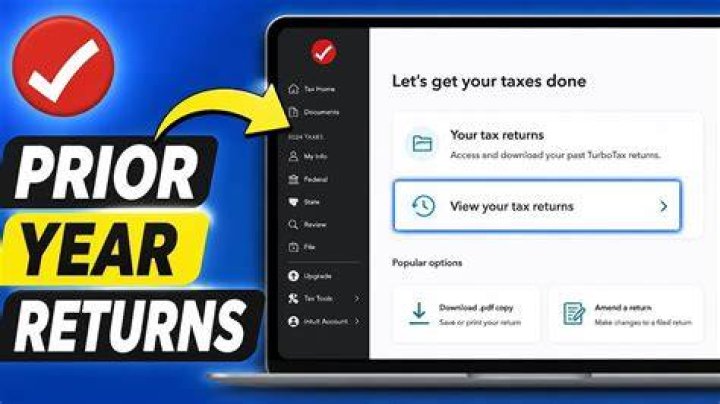 How do I access prior year returns?
