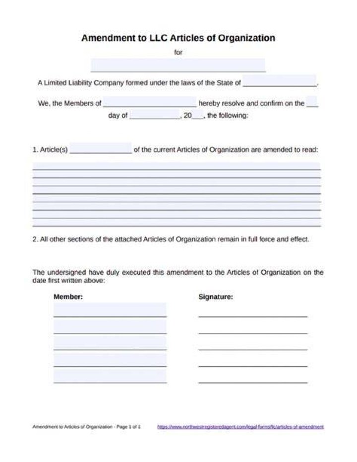 How do I amend a LLC in NC?