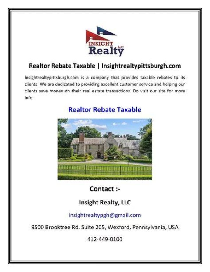 How do I ask my realtor for a rebate?