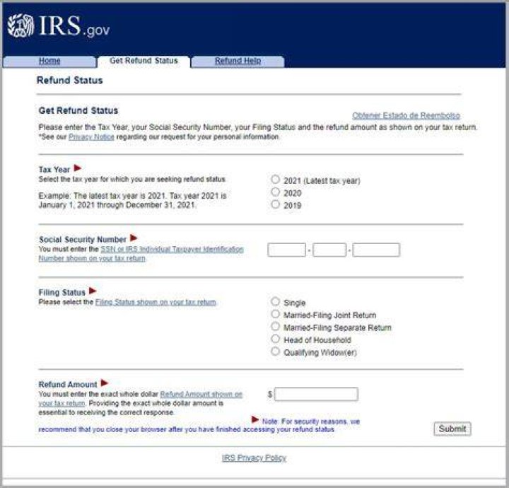 How do I check on my income tax refund?