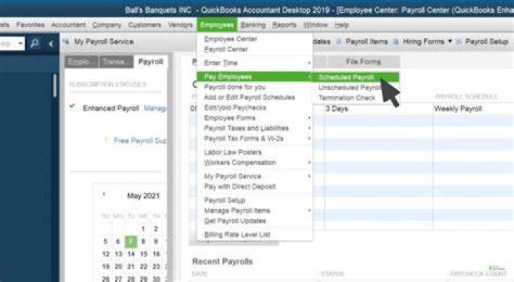 How do I enter employee contributions in QuickBooks online?