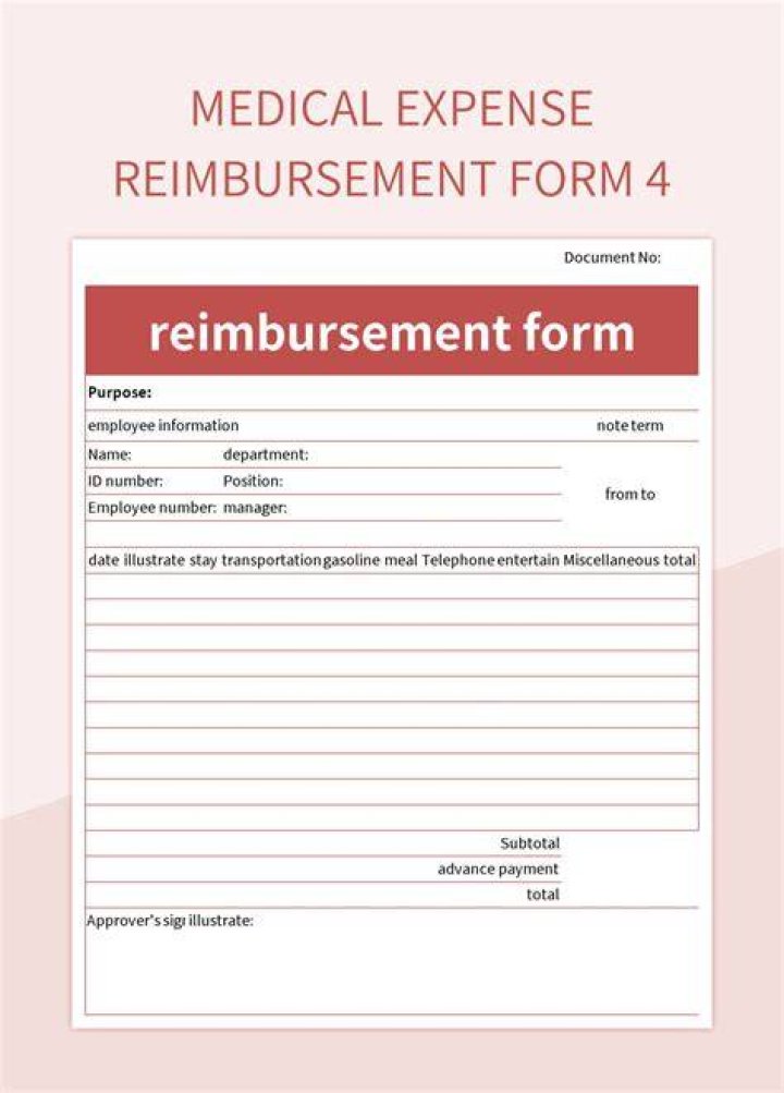 How do I fill out a medical reimbursement form?