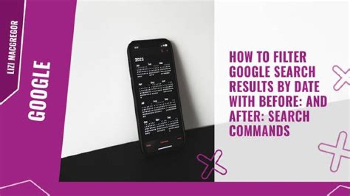 How do I filter Google search results by date?