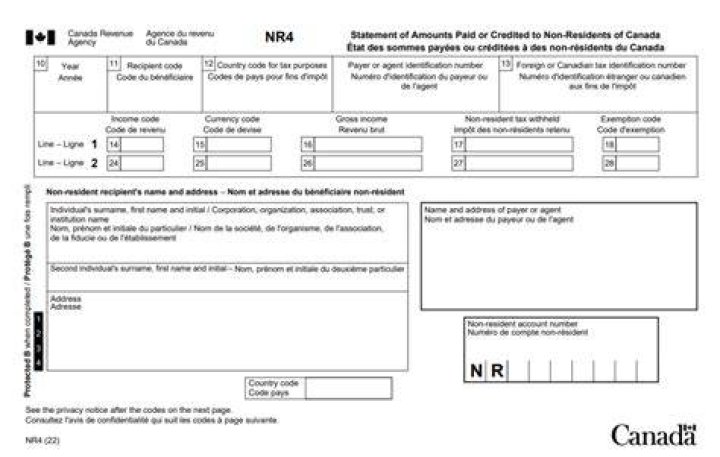 How do I get a NR4 form?