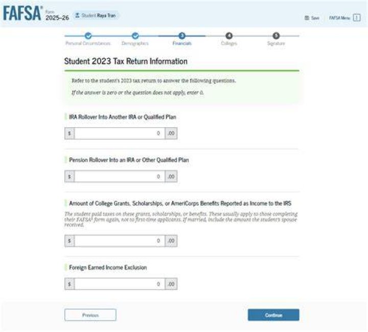 How do I get my tax information from FAFSA?