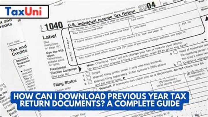How do I import last years tax return?