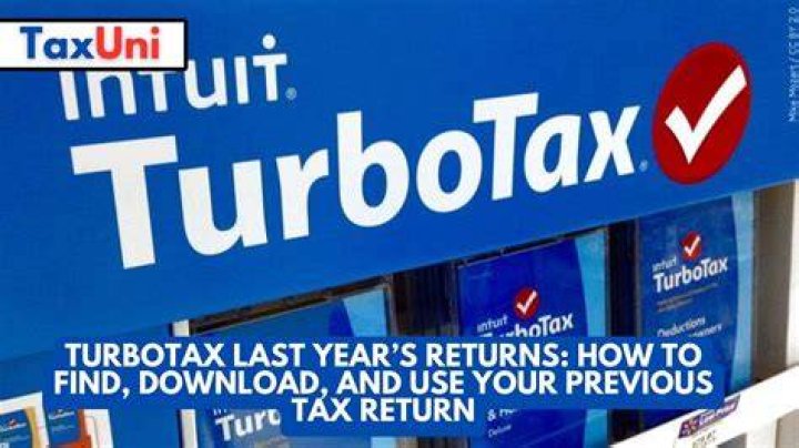 How do I import previous years TurboTax?