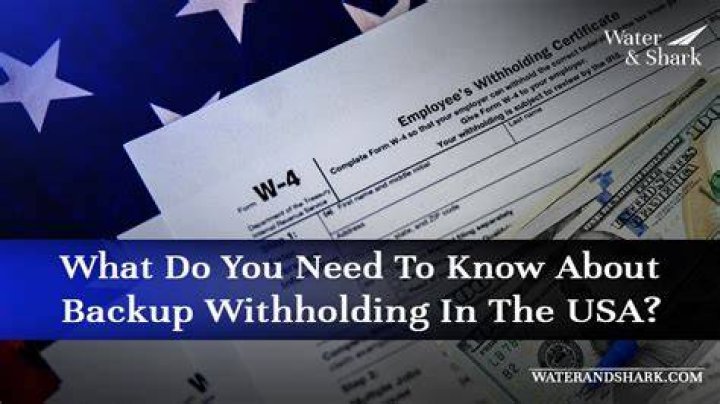 How do I know if Im subject to backup withholding?