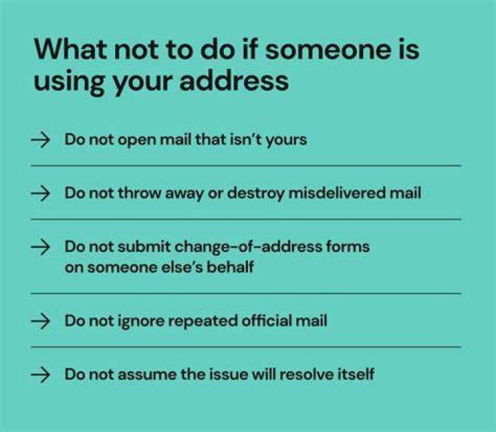 How do I know if someone changed my address?