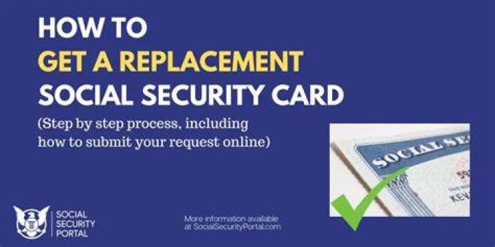 How do I order a replacement Social Security card?