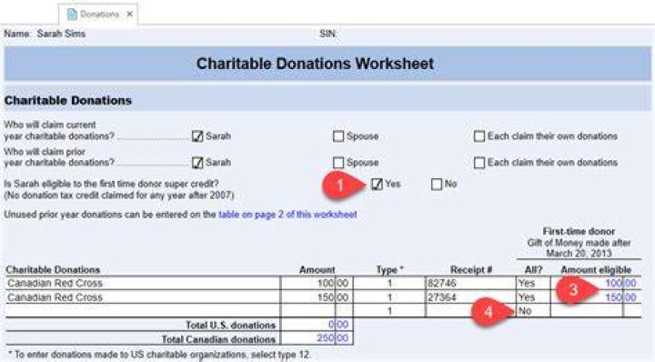 How do I write off donations on my taxes?