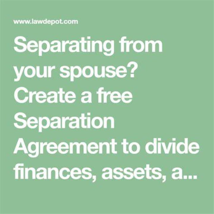 How do you divide finances in a separation?