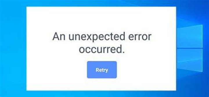 How do you fix an unexpected error has occurred please try again later or IEH 01?
