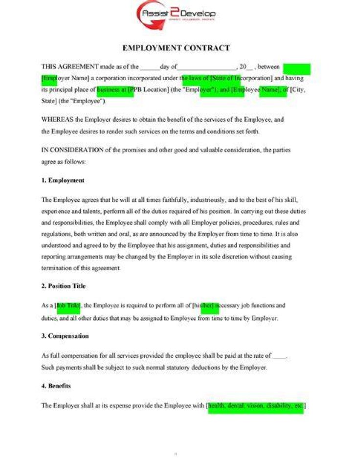 How do you handle a contract employee?